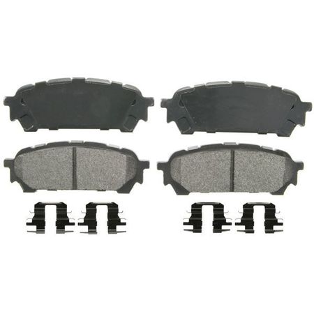 WAGNER BRAKES Semi-Met Disc Pad Set, Zx1004 ZX1004